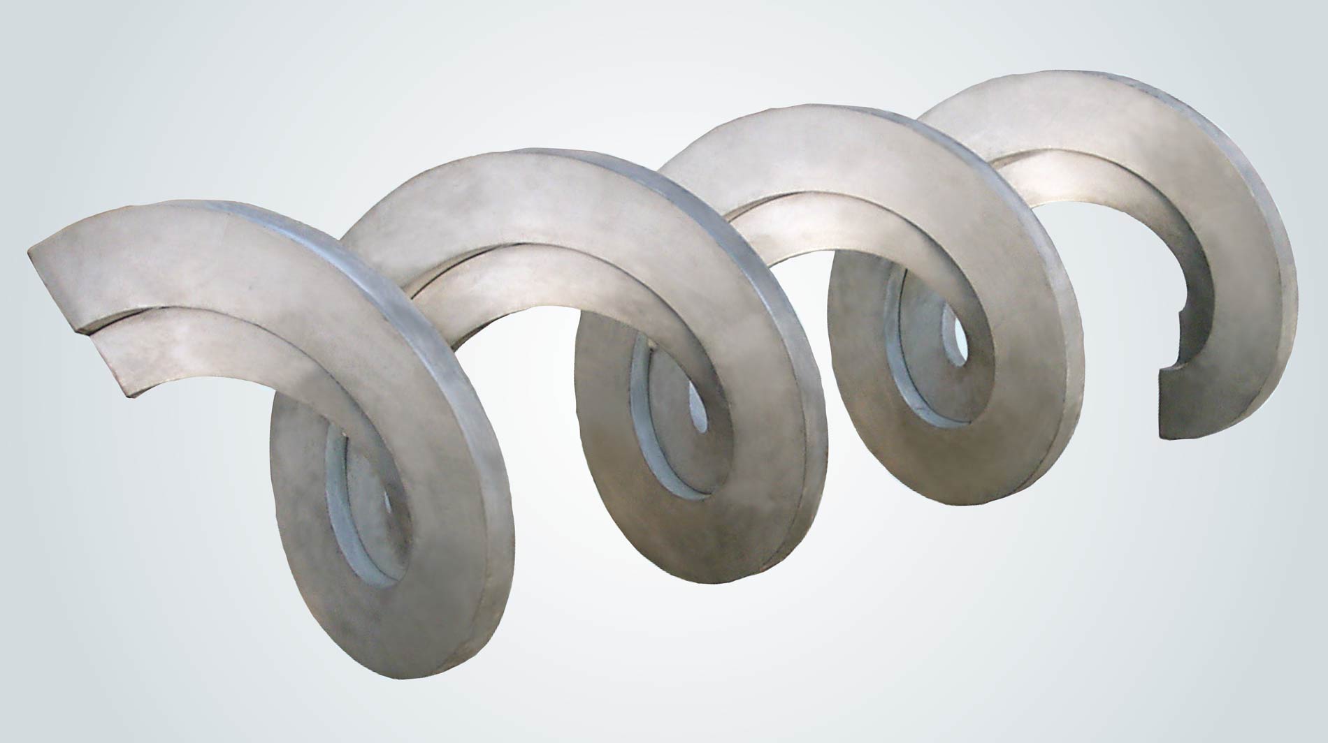 continuous metal spirals ss type